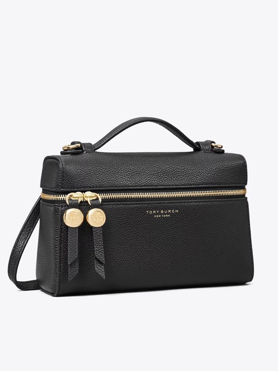 Tory Burch Handbags - TORY BURCH SLIM ROMY TOP HANDLE
BAG in Black Leather Crossbody Bag new